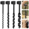 Bushcraft Hand Drill Carbon Steel Manual Auger Drill Portable Manual Survival Drill Bit Self-Tapping Survival Wood Punch Tool 1