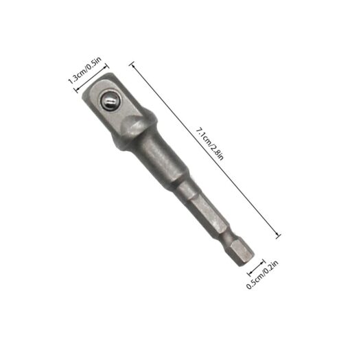 1/2 Inch Scissor Jacks Adaptor Drive Impact Wrench Adapter Tool Jack Shear Chrome Vanadium Steel Adapter Steel Ball Joint Rod 4