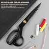 Professional Tailor Scissors Cutting Scissors Vintage Stainless Steel Fabric Leather Cutter Craft Scissors For Sewing Accessory 1