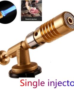 Multi-function Adjustable Flamethrower Camping Gas Torch Cassette Fine Copper Suitable for Camping BBQ Outdoor Household 1