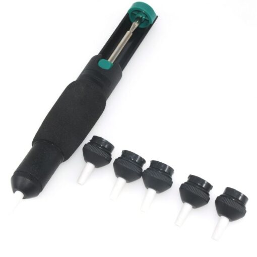Plastic Powerful Desoldering Pump Suction Tin Vacuum Soldering Iron Desolder Gun Soldering Sucker Pen Removal Hand Welding Tools 1
