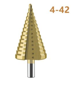 High Speed Steel Step Drill Bit for Metal Wood Hole Cutter HSS Titanium Coated Drilling Power Tools Large Size 4-32mm 4-42mm 3