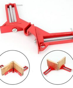 1-4pcs 4 inch 90 Degrees Angle Clamp Right Angle Woodworking Frame Clamp DIY Glass Clamps Corner Holder Woodworking Hand Tool 6