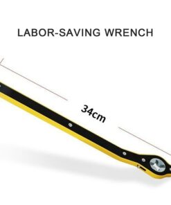 Car Labor-saving Jack Ratchet Wrench Scissor Jack Garage Tire Wheel Lug Wrench Handle Labor-saving Wrench Car Repair Tool 2