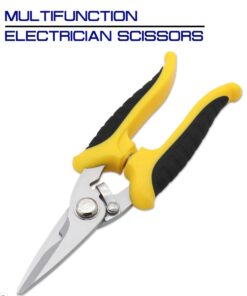 1PC Stainless Steel Electrician Scissors Multifunction Manually Shears Groove Cutting Wire And Thin steel Plate Hand Tools 1