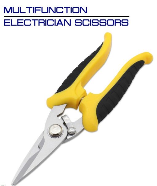 1PC Stainless Steel Electrician Scissors Multifunction Manually Shears Groove Cutting Wire And Thin steel Plate Hand Tools 1