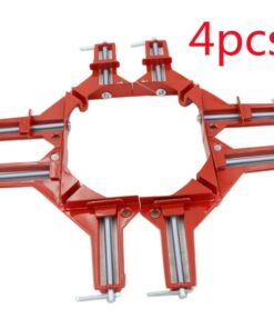 1-4pcs 4 inch 90 Degrees Angle Clamp Right Angle Woodworking Frame Clamp DIY Glass Clamps Corner Holder Woodworking Hand Tool 2