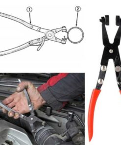 Hose Clamp Pliers Car Water Pipe Removal Tool for Fuel Coolant Hose Pipe Clips Thicker Handle Enhance Strength Comfort 1