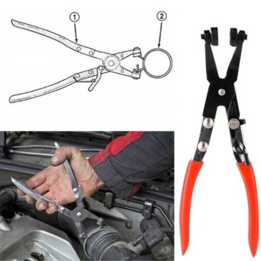 Hose Clamp Pliers Car Water Pipe Removal Tool for Fuel Coolant Hose Pipe Clips Thicker Handle Enhance Strength Comfort 1