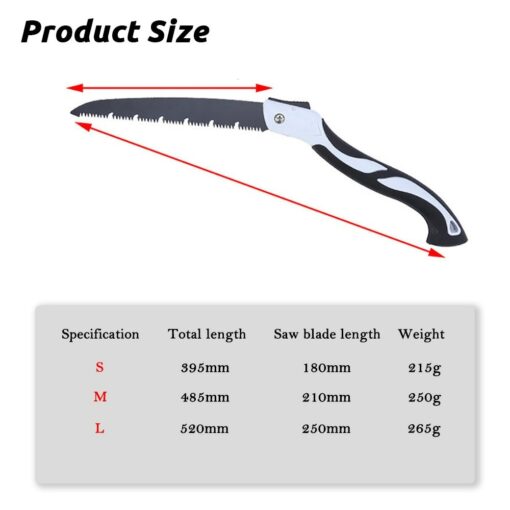 Wood Folding Saw Mini Portable Home Manual Hand Saw For Pruning Trees Trimming Branches Garden Tool Unility 5