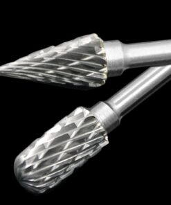 10pcs 3mm shank tungsten carbide end mill rotary brocas com escareador hss steel taper drill set diamond drill bit 5