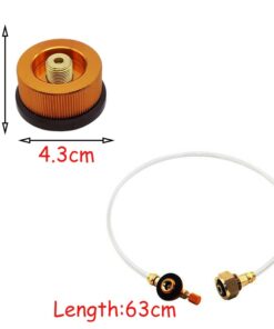 Russian Outdoor Camping Gas Stove Propane Refill Adapter Tank Coupler Adaptor Gas Charging Accessories 4