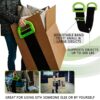 Furniture Moving Straps Wrist Forearm Forklift Lifting Moving Straps for Carrying Furniture Transport Belt Rope Heavy Cord Tools 1