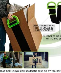 Furniture Moving Straps Wrist Forearm Forklift Lifting Moving Straps for Carrying Furniture Transport Belt Rope Heavy Cord Tools 1