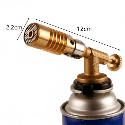 Multi-function Adjustable Flamethrower Camping Gas Torch Cassette Fine Copper Suitable for Camping BBQ Outdoor Household 5