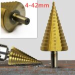 High Speed Steel Step Drill Bit for Metal Wood Hole Cutter HSS Titanium Coated Drilling Power Tools Large Size 4-32mm 4-42mm 1