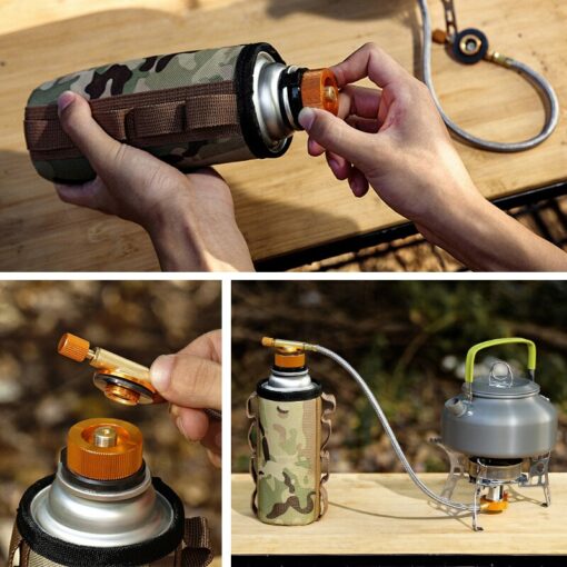 Russian Outdoor Camping Gas Stove Propane Refill Adapter Tank Coupler Adaptor Gas Charging Accessories 5