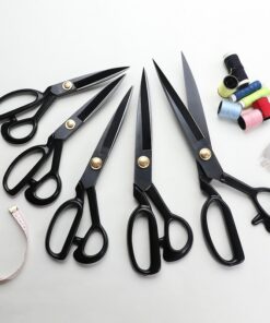 Professional Tailor Scissors Cutting Scissors Vintage Stainless Steel Fabric Leather Cutter Craft Scissors For Sewing Accessory 2
