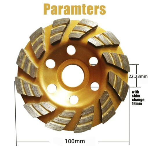 1/2pc Diamond Grinding Wood Carving Disc Wheel Disc Bowl Shape Grinding Cup Concrete Granite Stone Ceramic Cutting Disc Tool 3