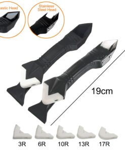5 In 1 Silicone Scraper Sealant Smooth Remover Tool Set Caulking Finisher Smooth Grout Kit Floor Mould Removal Hand Tools Set 6