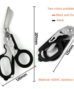 Multifunction Scissors Raptors First Aid Expert Tactical Folding Scissors Outdoor Survival Tool Combination 2