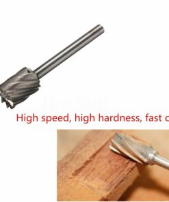 6/10pcs Titanium Dremel Routing Wood Rotary Milling Rotary File Cutter Woodworking Carving Carved Knife Cutter Tools 6