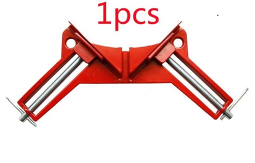 1-4pcs 4 inch 90 Degrees Angle Clamp Right Angle Woodworking Frame Clamp DIY Glass Clamps Corner Holder Woodworking Hand Tool 4
