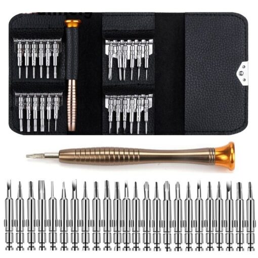 25 in 1 Mini Precision Screwdriver Magnetic Set Electronic Torx Screwdriver Opening Repair Tools Kit For iPhone Camera Watch PC 5