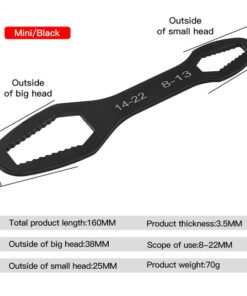 Universal Torx Wrench Self-tightening Adjustable Glasses Wrench Board Double-head Torx Spanner Hand Tools for Factory 3