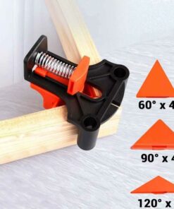 New 12 Piece Clip Set 60/90/120 Degree Angle Clamp Wood Angle Clamp Woodworking Frame Angle Frame Woodworking Hand Tools 5