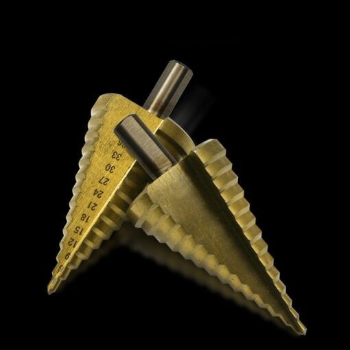 High Speed Steel Step Drill Bit for Metal Wood Hole Cutter HSS Titanium Coated Drilling Power Tools Large Size 4-32mm 4-42mm 5