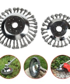 Grass Trimmer Head Lawn Mover Garden Power Parts Steel Wire Wheel Tray Plate Weed Eater Brushcutter Lawnmover триммер для травы 6