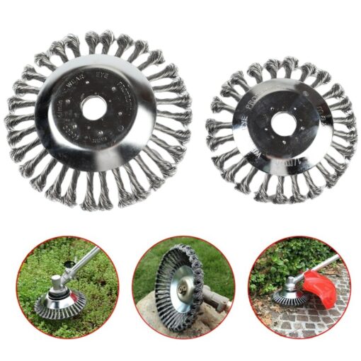 Grass Trimmer Head Lawn Mover Garden Power Parts Steel Wire Wheel Tray Plate Weed Eater Brushcutter Lawnmover триммер для травы 6