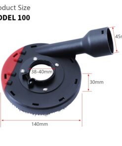 Angle Grinder Dust Shroud Universal Surface Grinding Shroud Cover 140mm for Concrete Stone Dust Collection Grinding 5