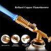 Portable Welding Torch Flame Gun High Temperature Brass Mapp Gas Torch Brazing Solder Propane Welding Plumbing 1