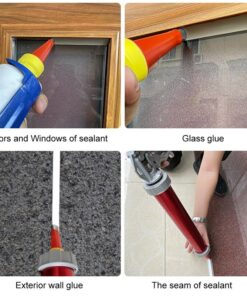 14/22 Pcs Stainless Steel Caulk Nozzle Applicator with Base Caulking Finisher Sealant Finishing Tool For Kitchen Bathroom 5