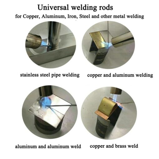 Universal Welding Rods Copper Aluminum Iron Stainless Steel Fux Cored Welding Rod Weld Wire Electrode No Need Powder 3