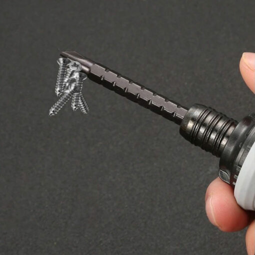 Mini Ratchet Screwdriver Magnetic Phillips Slotted Dual-purpose Batch Head Telescopic Labor-Saving Screwdriver Hand Tool 4