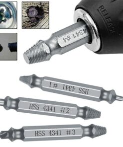 4/5/6pcs Material Damaged Screw Extractor Drill Bits Guide Set Broken Speed Out Easy out Bolt Stud Stripped Screw Remover Tools 2