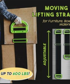 Furniture Moving Straps Wrist Forearm Forklift Lifting Moving Straps for Carrying Furniture Transport Belt Rope Heavy Cord Tools 2