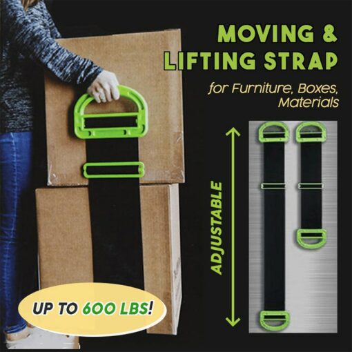 Furniture Moving Straps Wrist Forearm Forklift Lifting Moving Straps for Carrying Furniture Transport Belt Rope Heavy Cord Tools 2