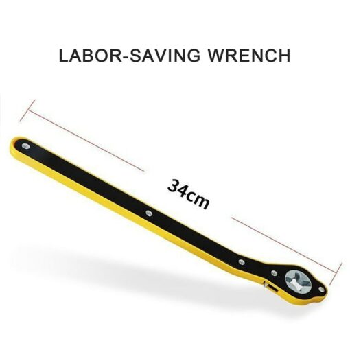 Auto Labor-Saving Jack Ratchet Wrench Scissor Jack Garage Tire Wheel Lug Wrench Handle Labor-Saving 3