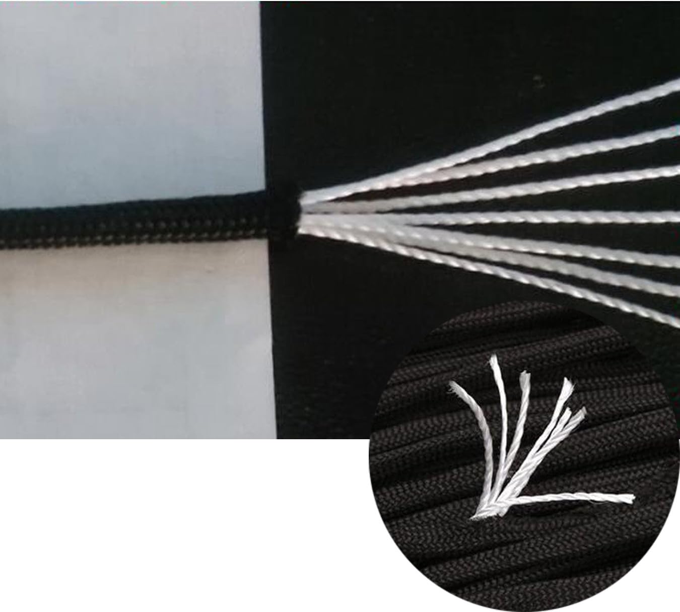 UOOOM 20-Piece Paracord Bracelet Rope Set (10ft Colorful Parachute Cord) - Image 2