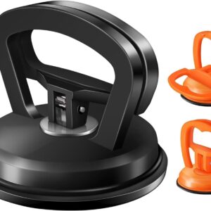 Dent Puller,3 Pack Car Dent Puller Suction Cup Dent Puller Car Dent Removal Kit Dent Remover Tool and Dent Repair Kit Handle Lifter for Cars Body,Glass,Screen,Tiles Lifting,Objects Moving