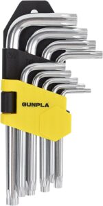 9-Piece Torx Allen Wrench Set (T10-T50) – S2 Steel, Short Arm, Storage Case