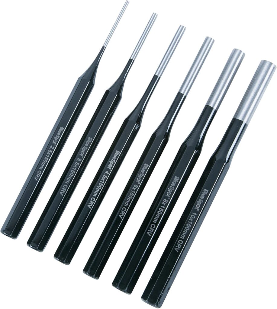 Blue Spot Tools 22443 6 PCE Parallel Pin Punch
