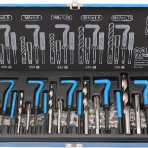 CCLIFE Helicoil Thread Repair Tool Kit M5 M6 M8 M10 M12