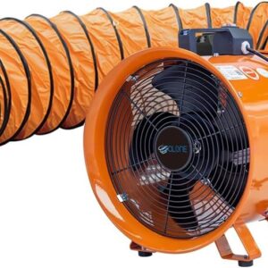 Cyclone 300mm 12" Dust Fume Extractor Ventilation Fan 230v with 5m Duct