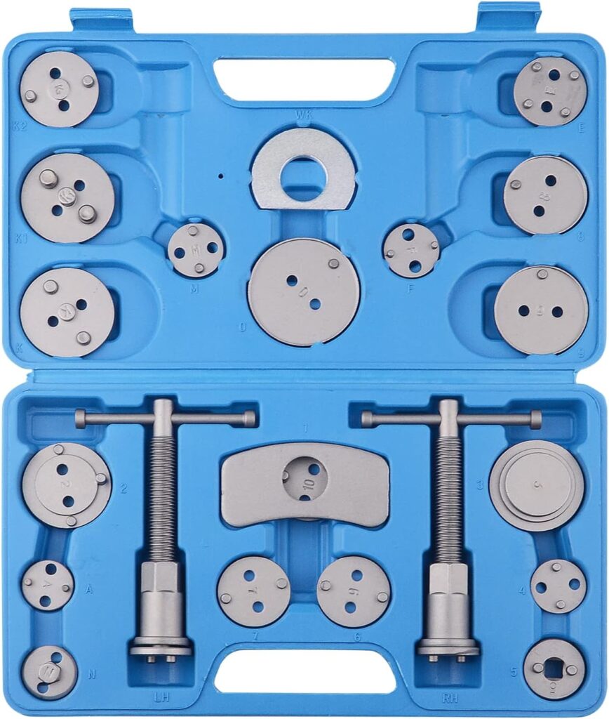 DAYUAN 22pc Disc Brake Caliper Piston Rewind Tool Kit Set for Almost Cars Trucks and Four-Wheel Drive Vehicles