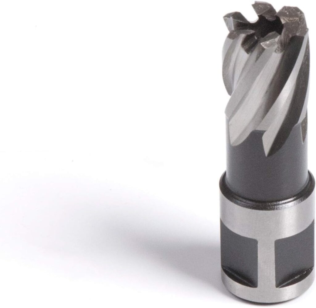 Evolution Power Tools Long Series Broaching Cutter For Magnetic Drill Universal Fitting Mag Drilling Bit 25mm Length x 14 mm Diameter, Silver